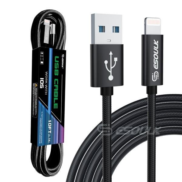 10FT USB Cable For IPhone XS/XR/XS MAX 1.7A - Mi tienda