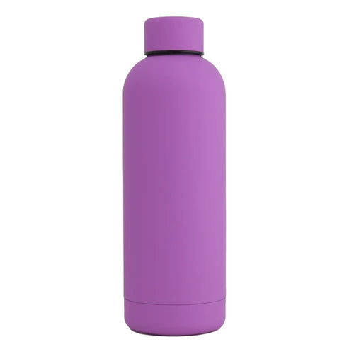 17oz Rubber Vacuum Insulated Stainless Steel Water Bottle - Mi tienda