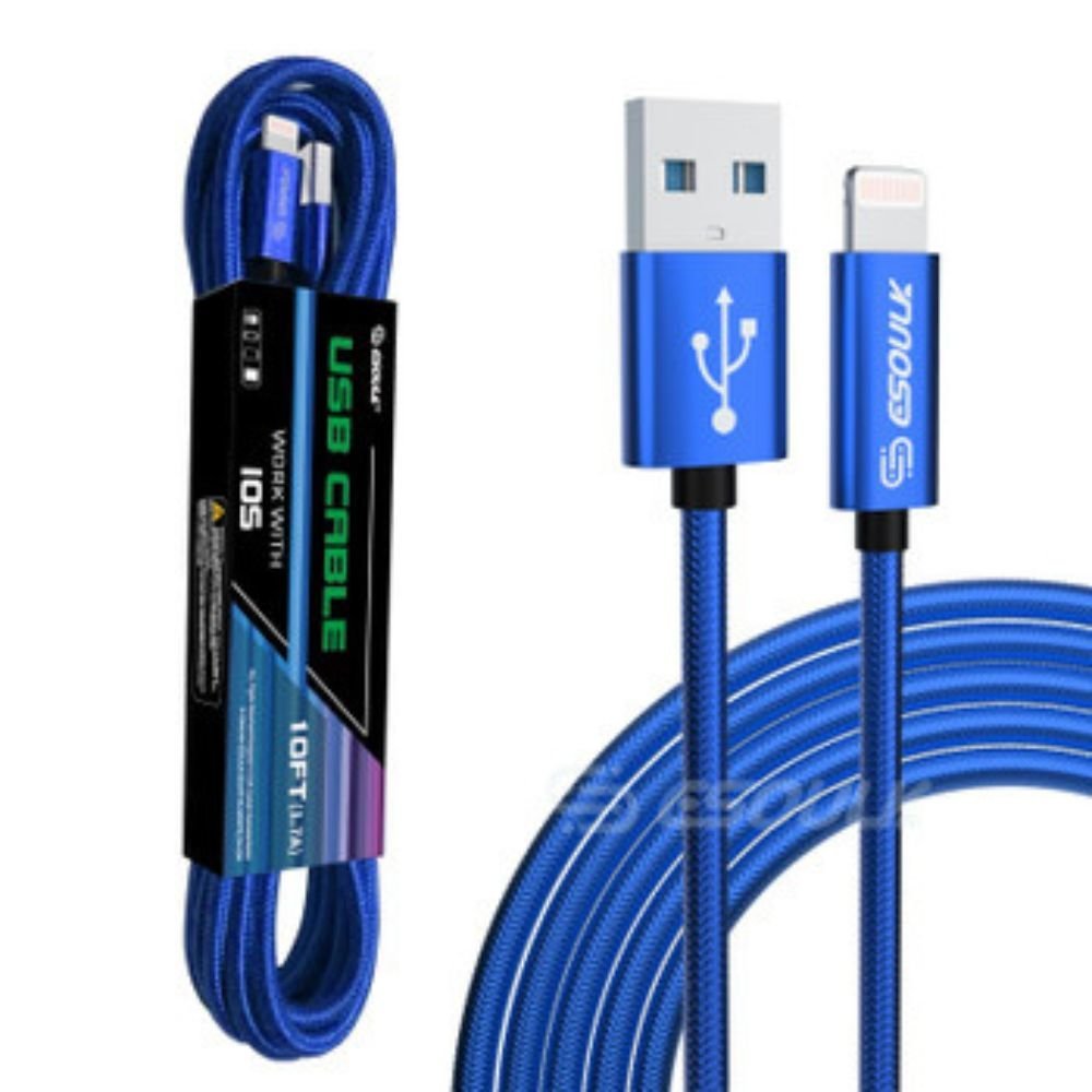 10FT USB Cable For IPhone XS/XR/XS MAX 1.7A - Mi tienda