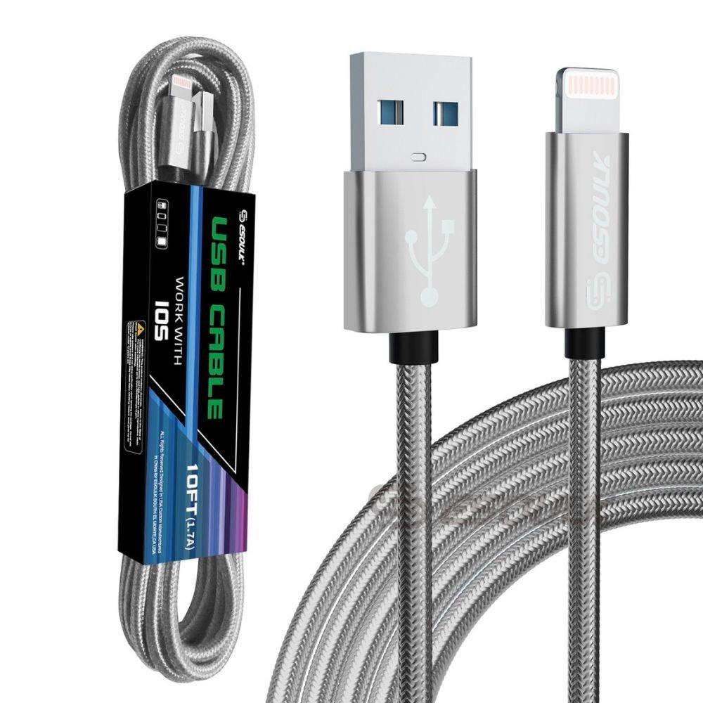 10FT USB Cable For IPhone XS/XR/XS MAX 1.7A - Mi tienda