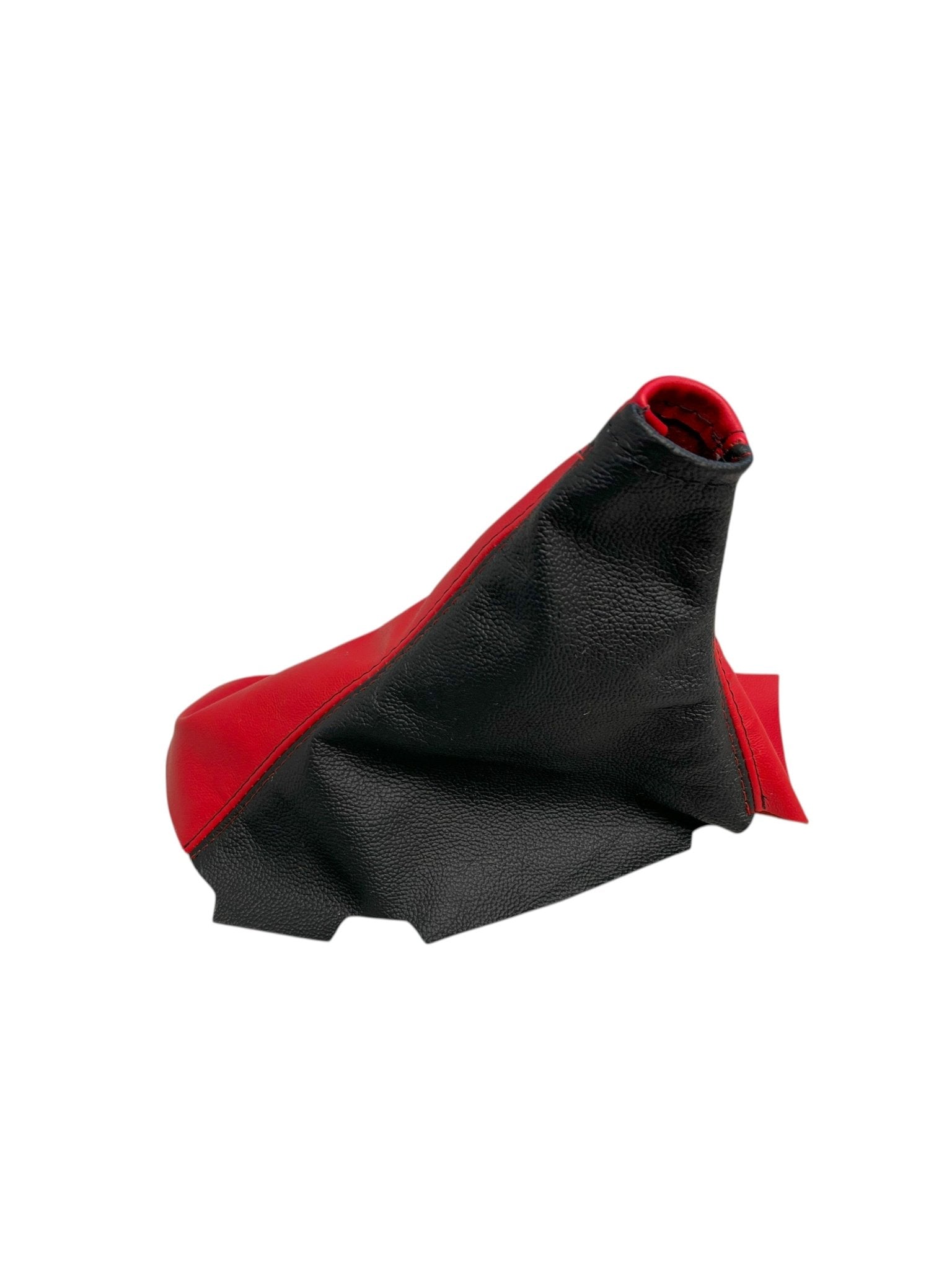 For 2005-2013 Chevy Corvette C6 Z06 Torch Red & Black Leather Console Shift Handbrake Boot Cover - Mi tienda