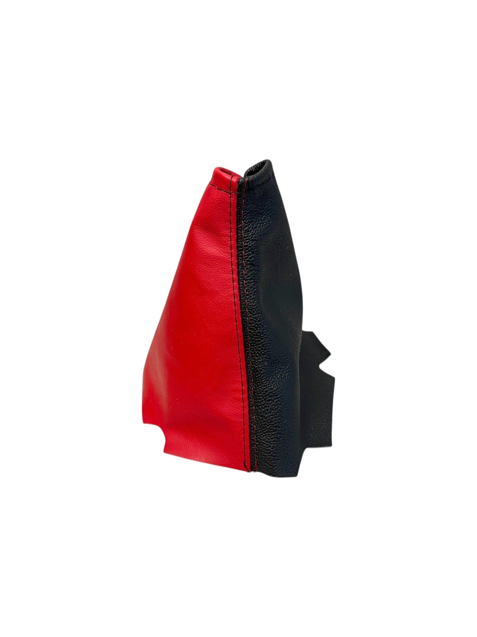 For 2005-2013 Chevy Corvette C6 Z06 Torch Red & Black Leather Console Shift Handbrake Boot Cover - Mi tienda