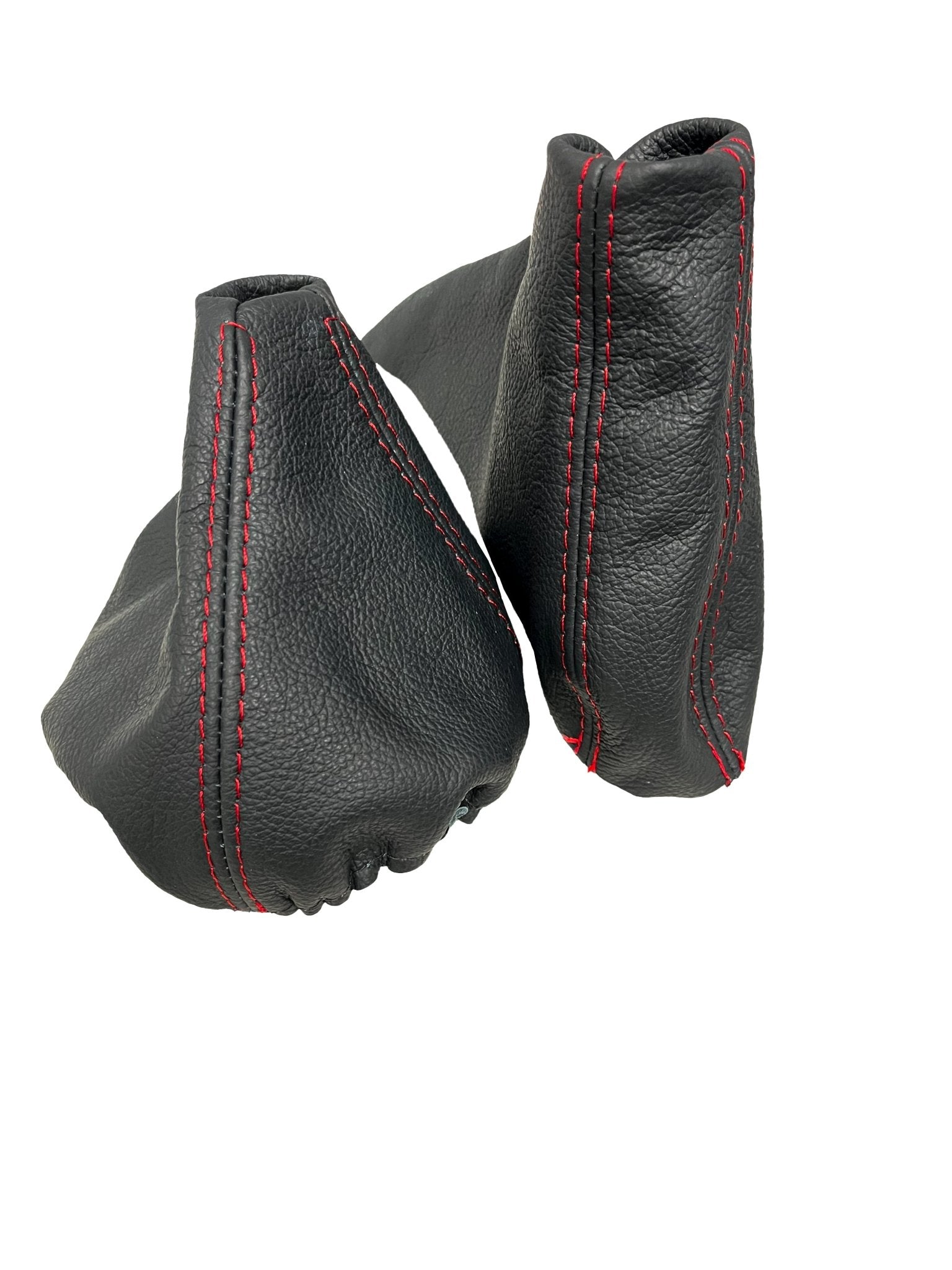 For 2005-2013 BMW E91 E92 E93 Genuine Leather Parking Brake & Shift Boot Cover In Black - Mi tienda